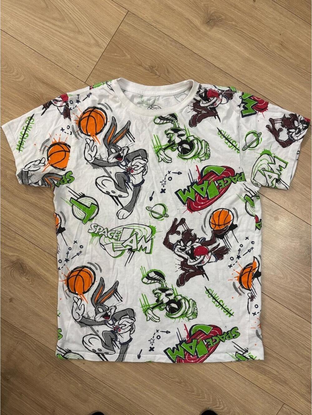 White Space Jam Graphic Short Sleeve Tee